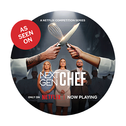 Image of web promo for As Seen On Netflix’s Next Gen Chef.