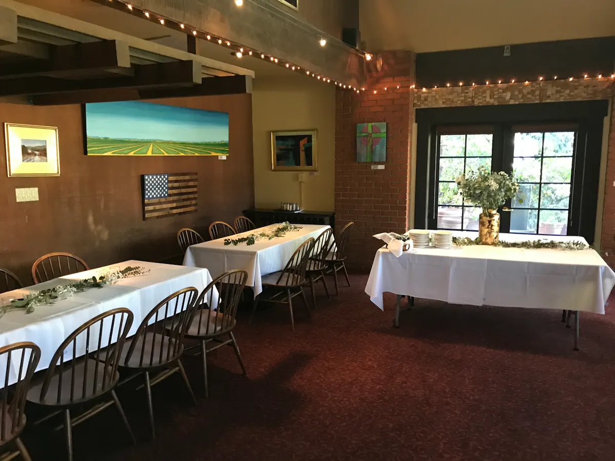 several dining tables