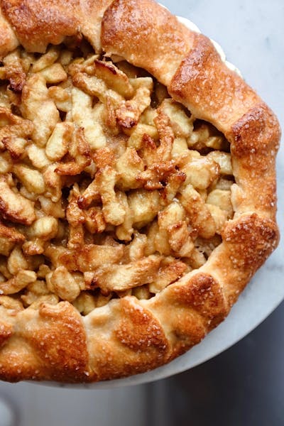 Open Face Apple Pie 10" Oak Mill Bakery Europeanstyle Bakery in