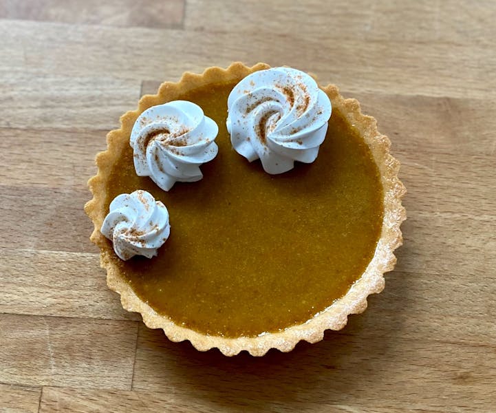 Pumpkin Pie 4" Oak Mill Bakery Europeanstyle Bakery in Chicago, IL