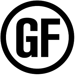 a close up of a logo