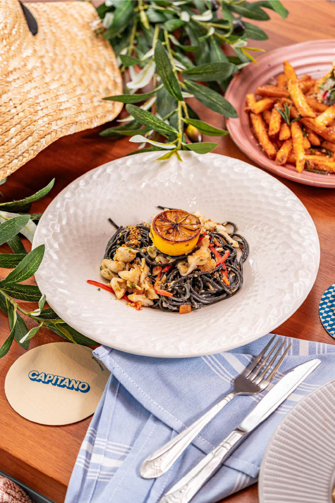 a plate of food on a table