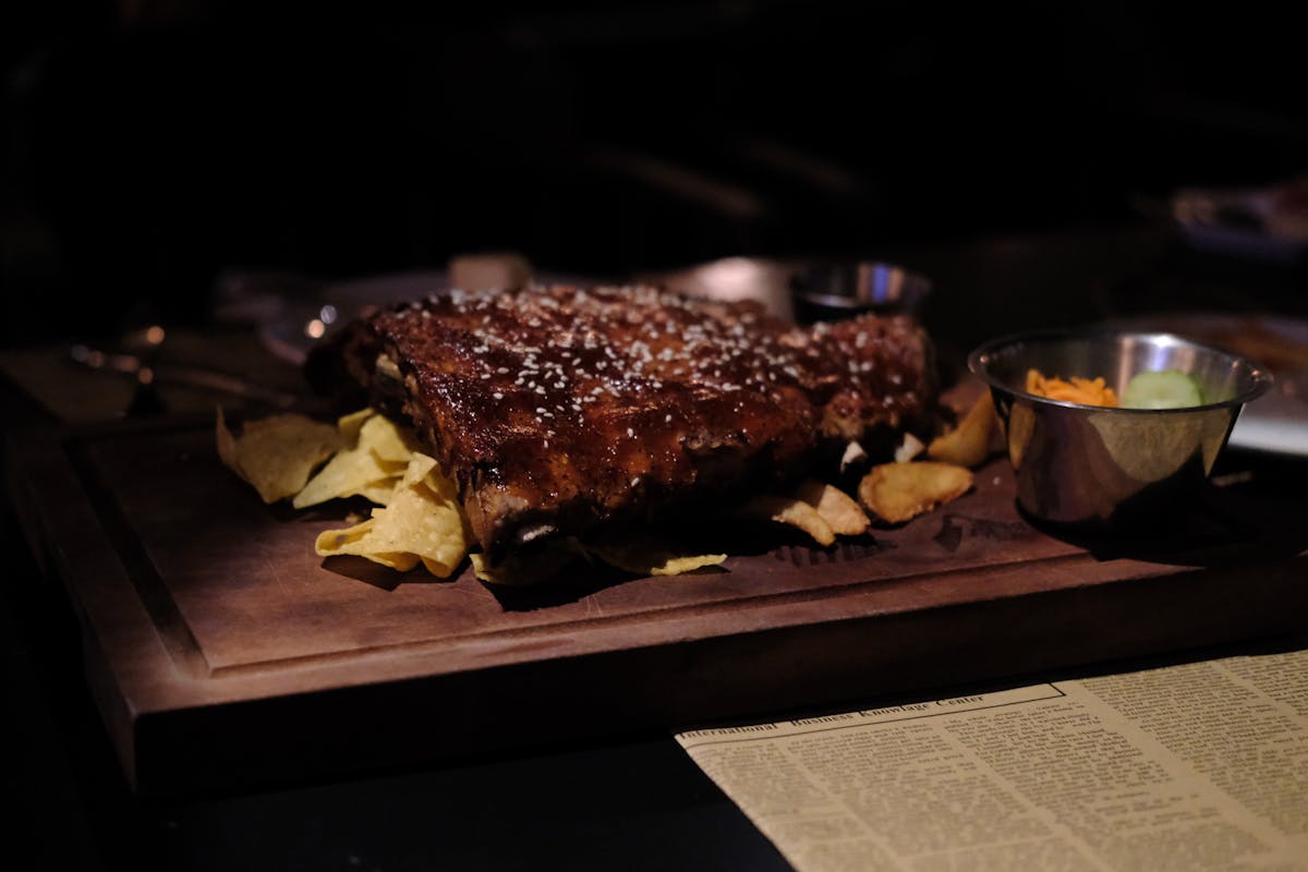 a piece of cake sitting on top of a wooden table