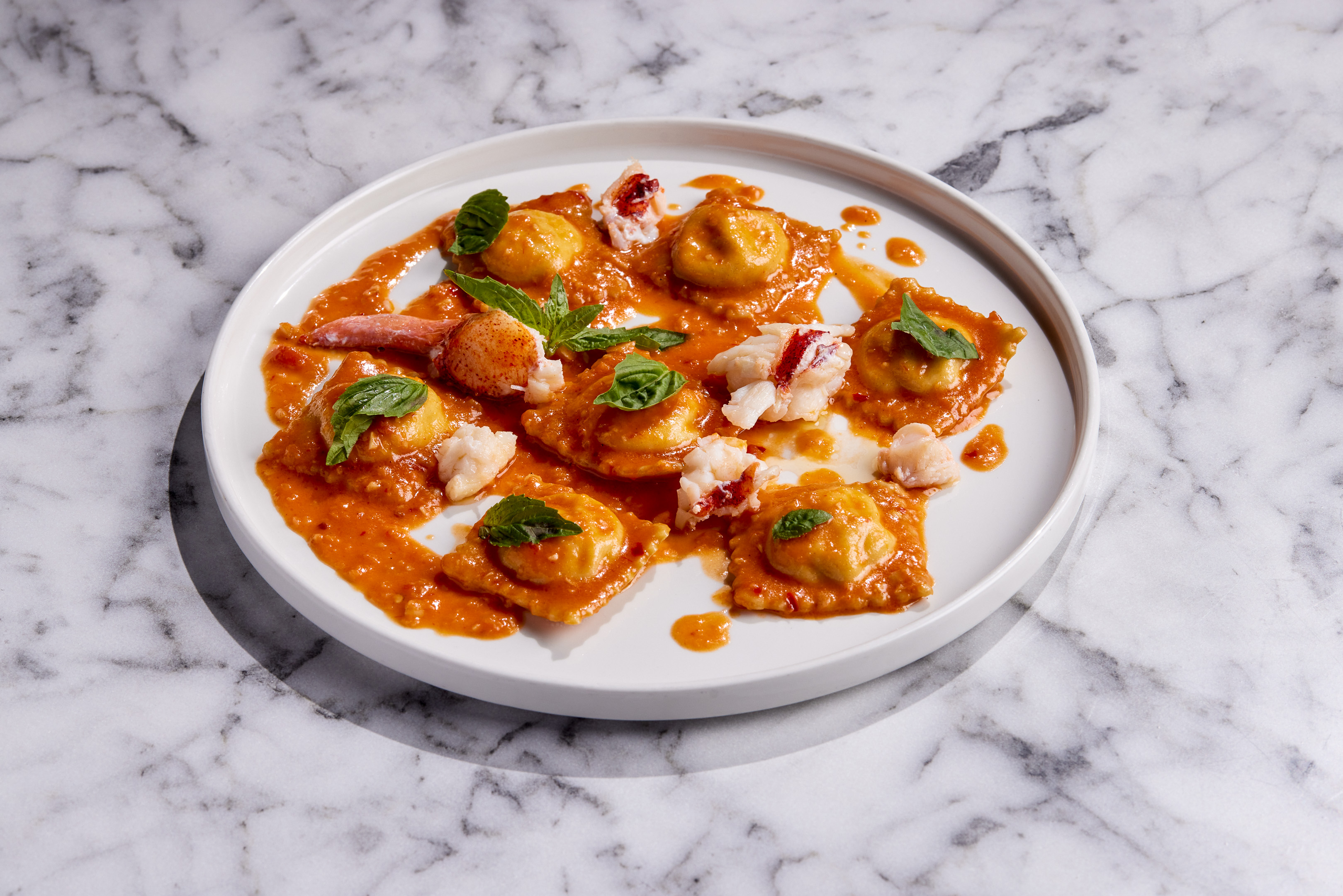 a bowl of food on a plate