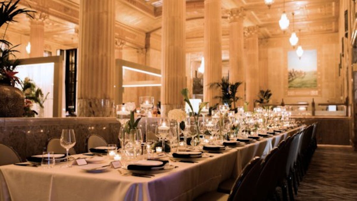 a dining room table