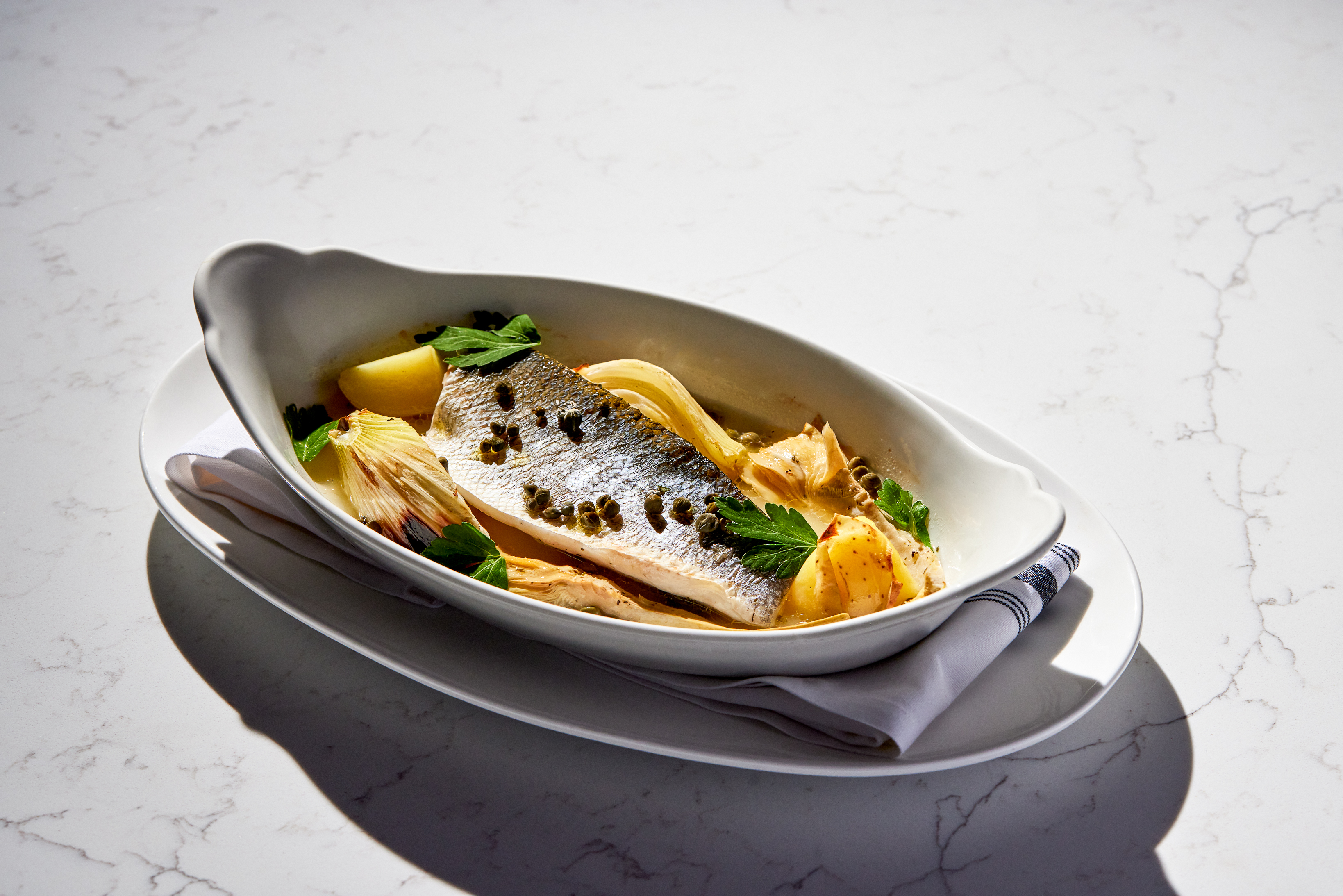 a bowl of food on a plate