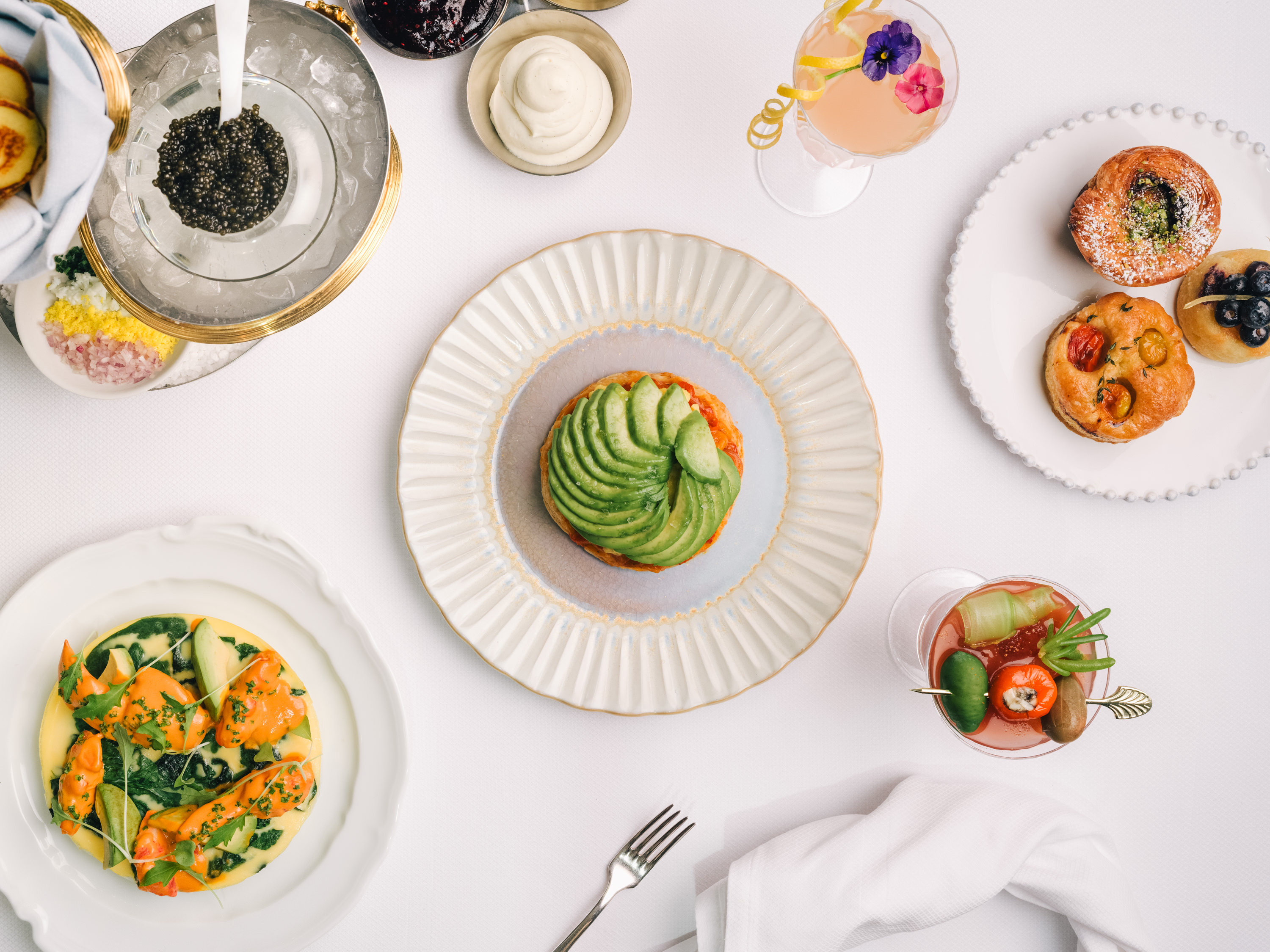 Champagne Brunch spread