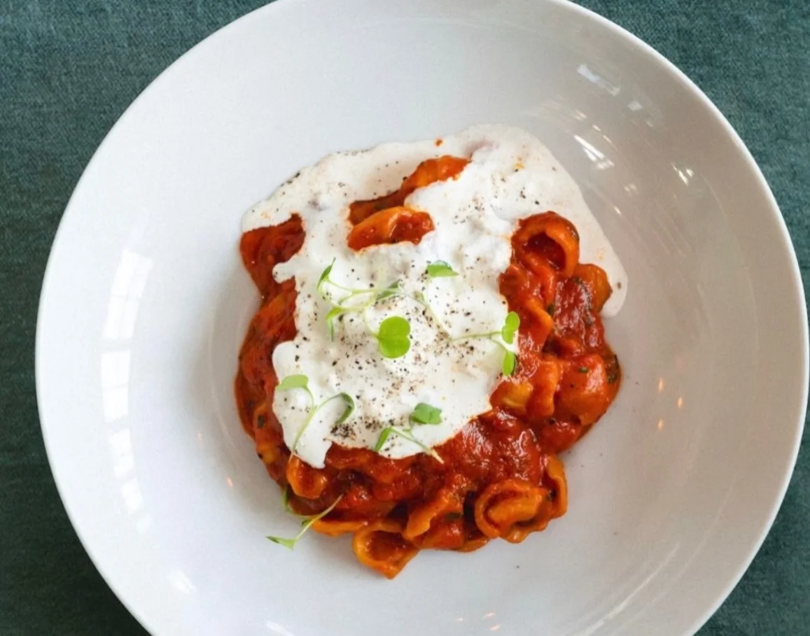 Pasta dishes served at 2 Spring restaurant in Oyster Bay NY
