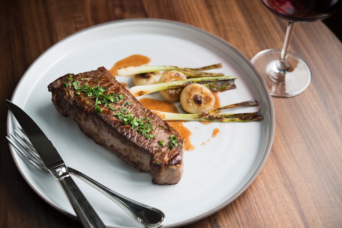 a plate of food with a fork