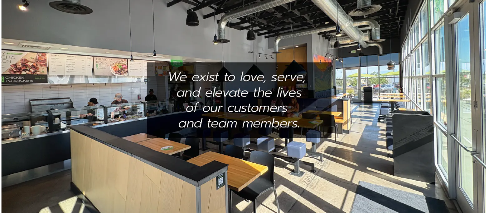 Inside Zao dining room