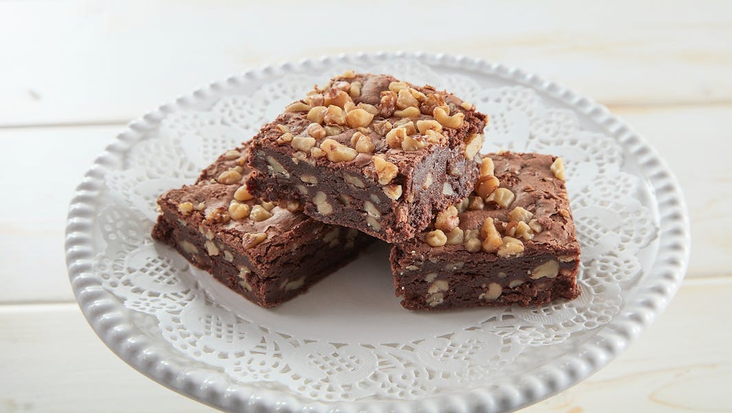 NotQuiteBaked Walnut Fudge Brownies Dessert Gallery Bakery & Cafe