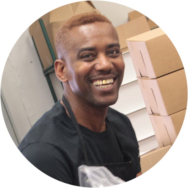 a man smiling for the camera
