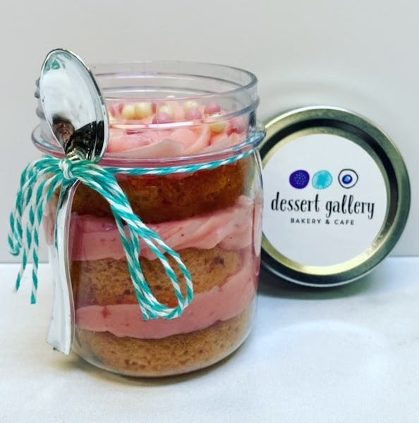 Strawberry CupcakeInAJar Dessert Gallery Bakery & Cafe Bakery
