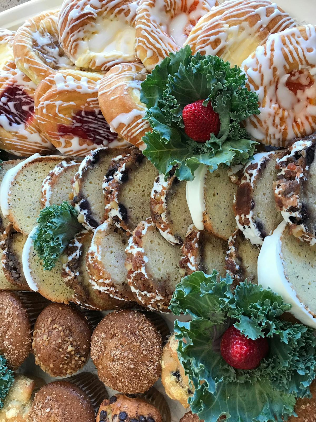 a close up of food