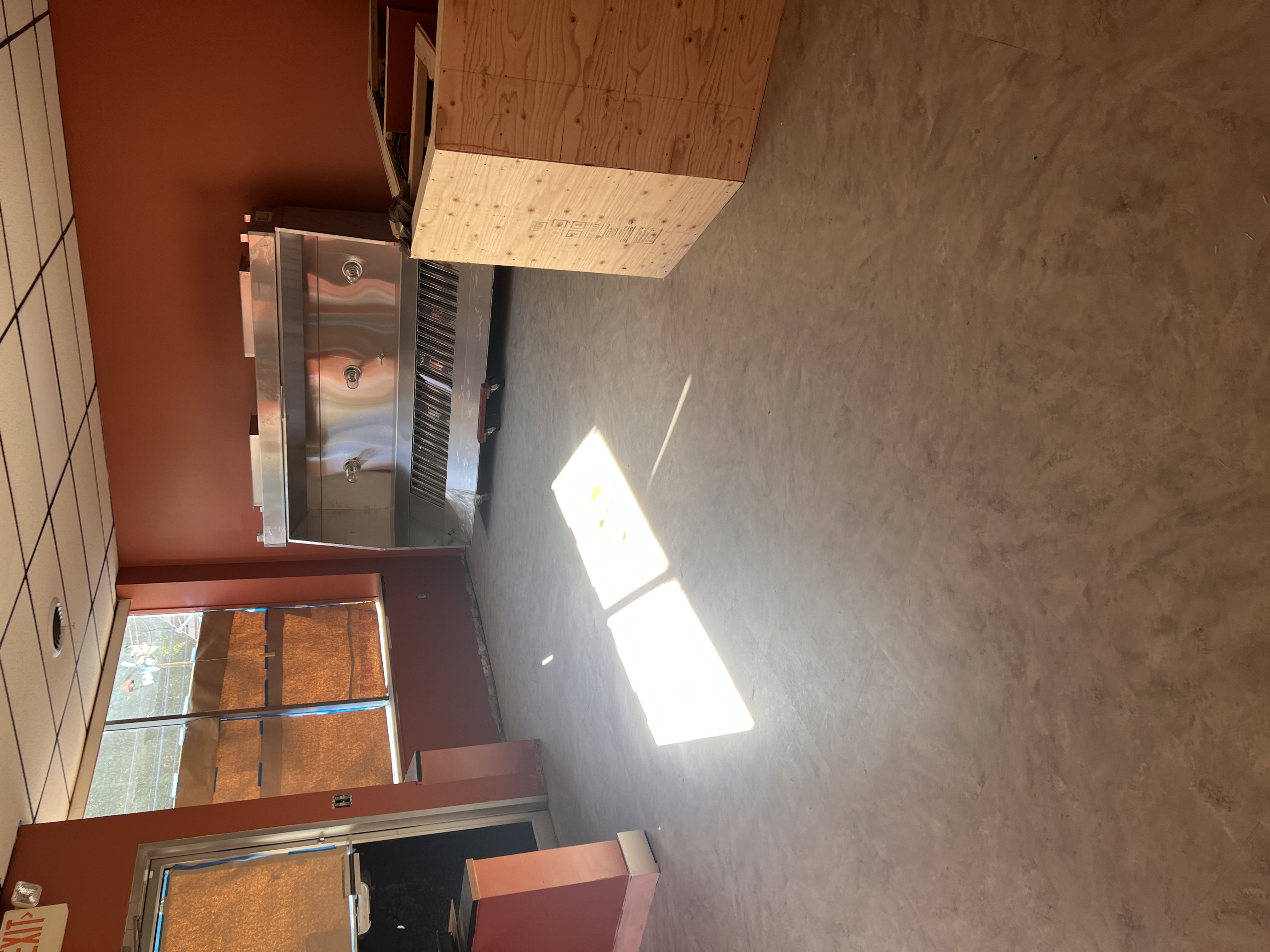 a room with a wooden floor