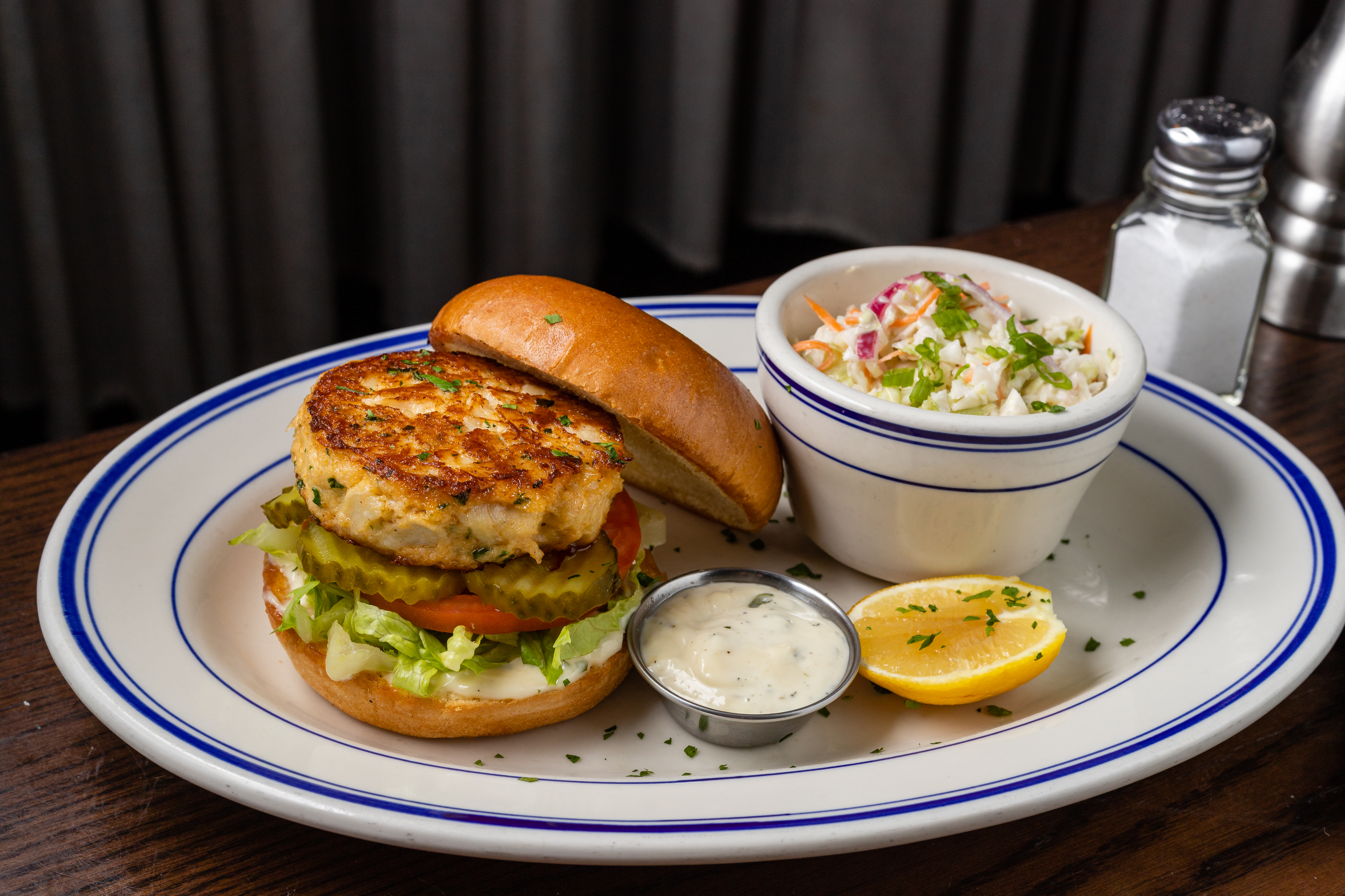 crabcake sandwich