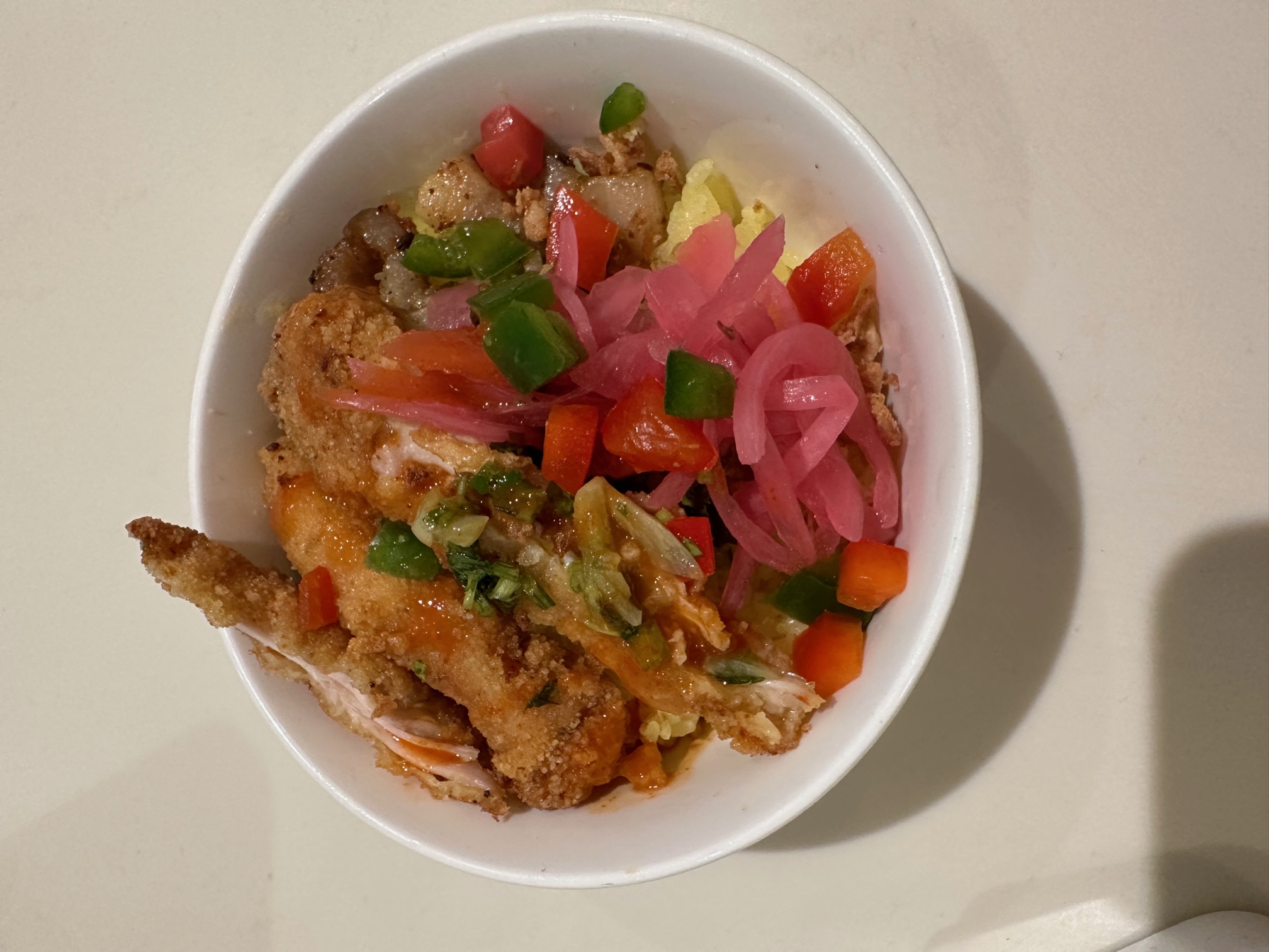 a bowl of food on a plate
