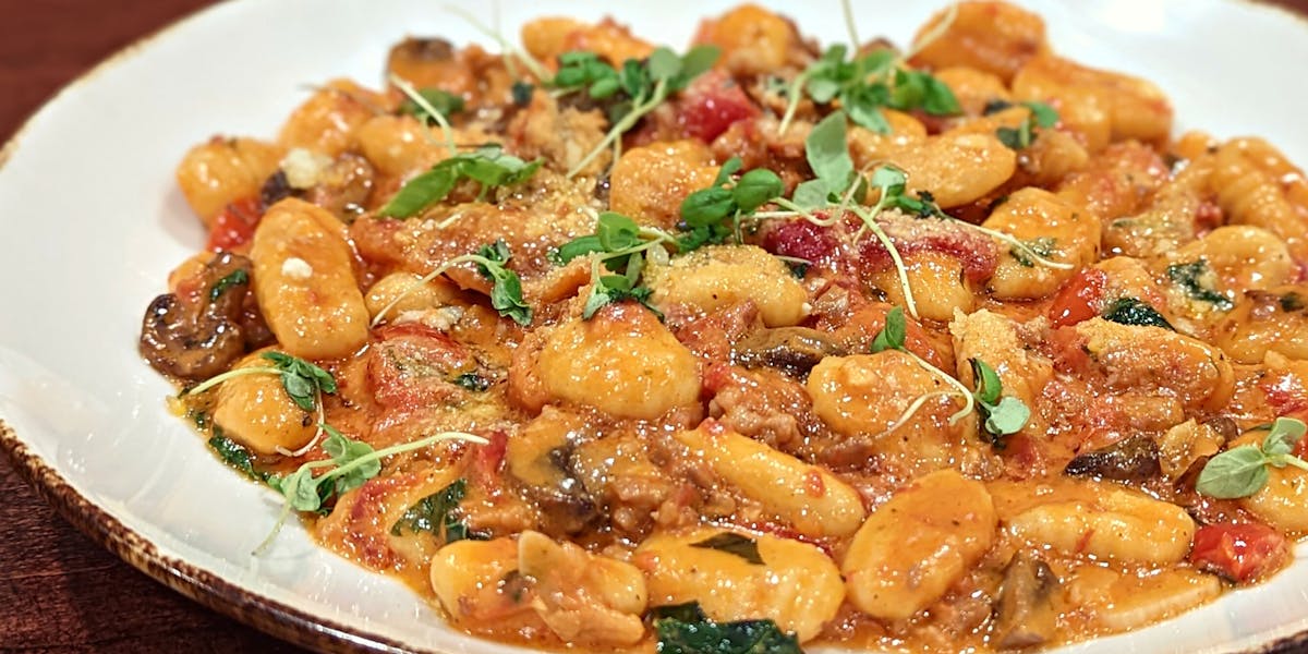 a close up of a plate of food