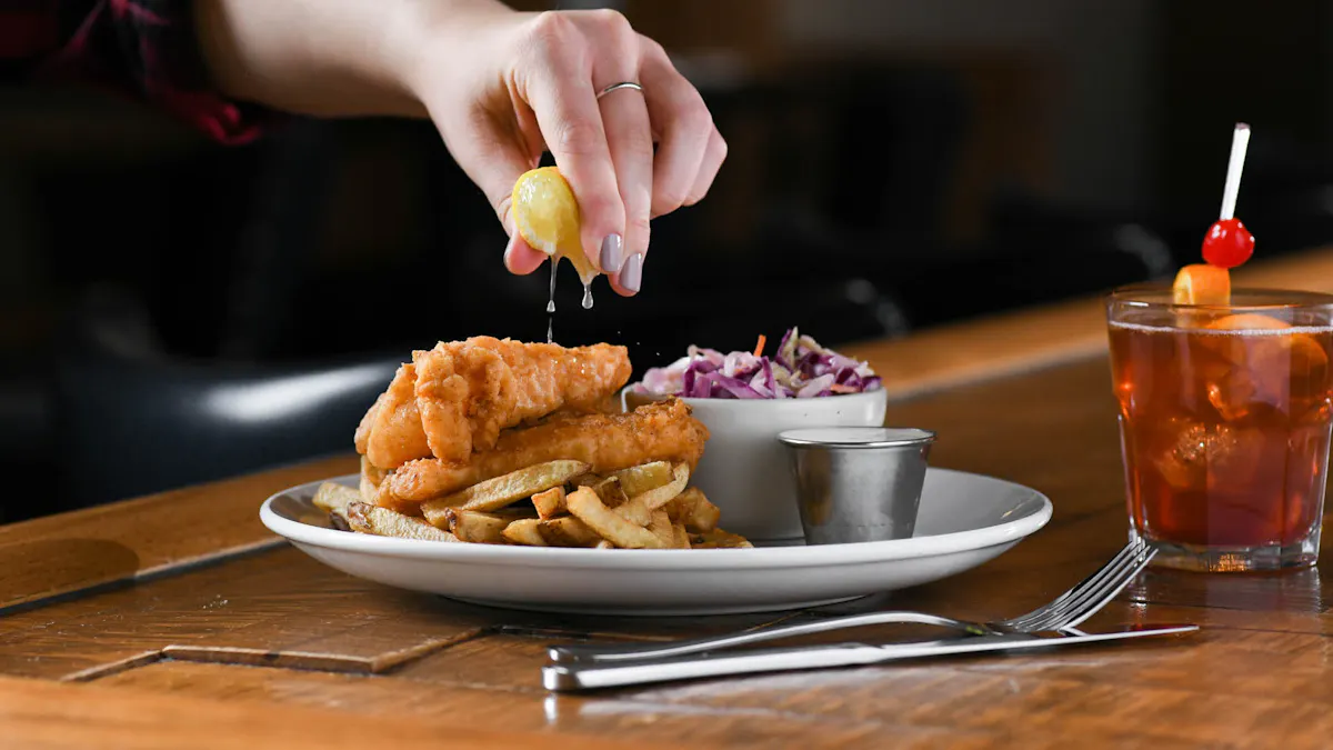 a plate of food