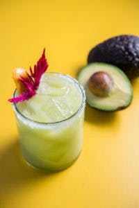 a close up of a drink