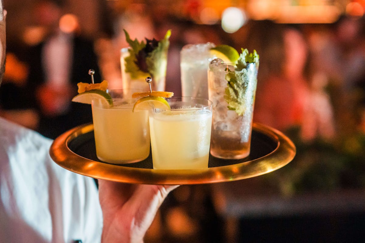 Roma Norte Cocktail Bar Event Venue Tray Passed Drinks