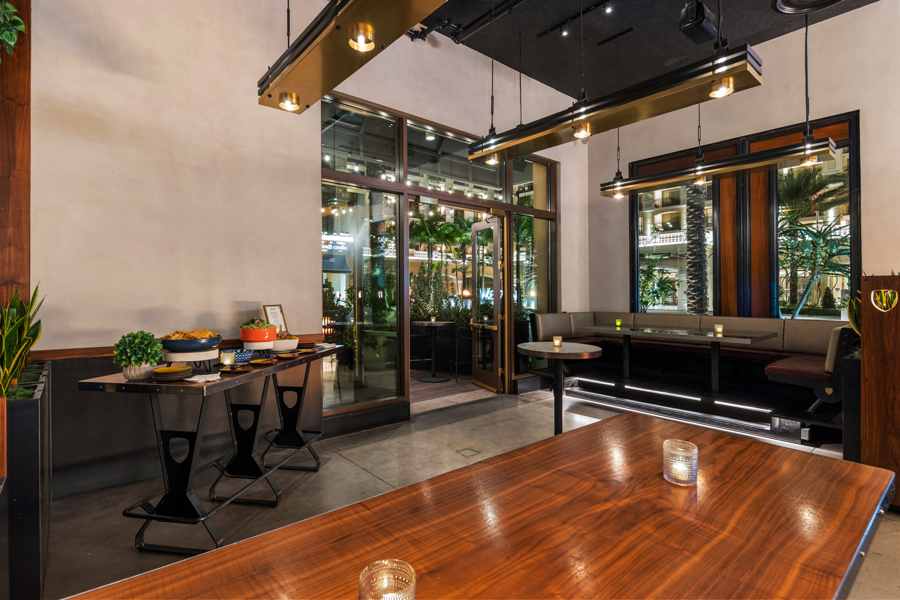 a living room filled with furniture and a fire place