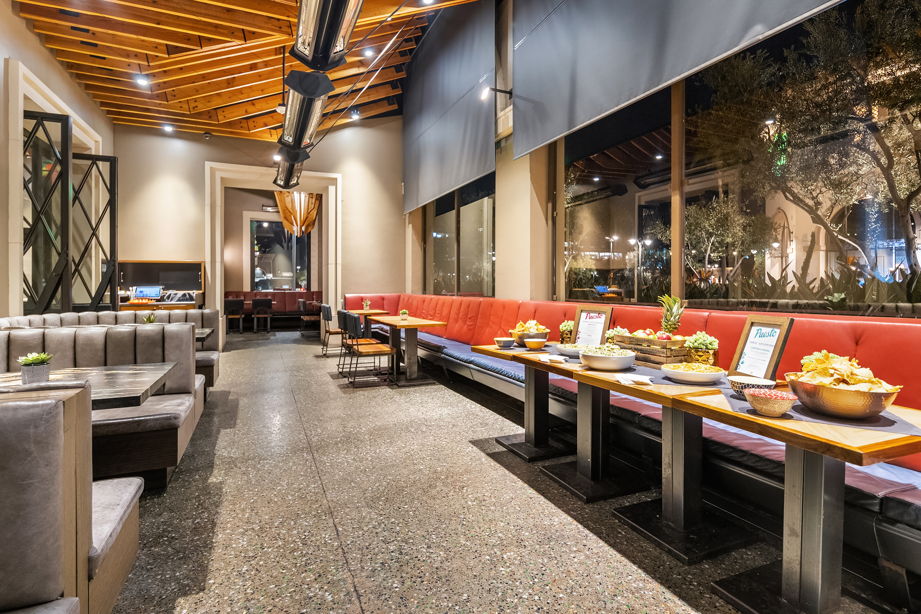 a store inside of a building