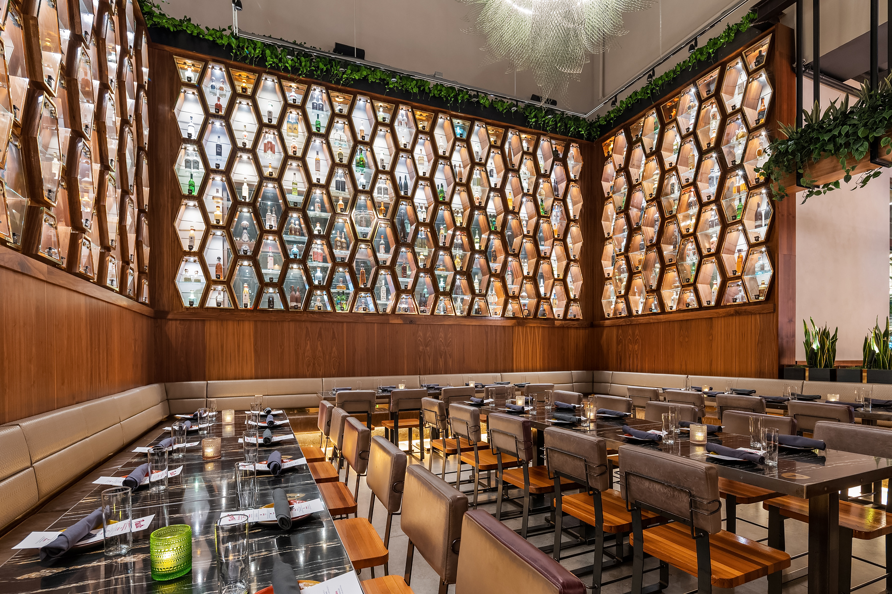 a group of people performing on a counter