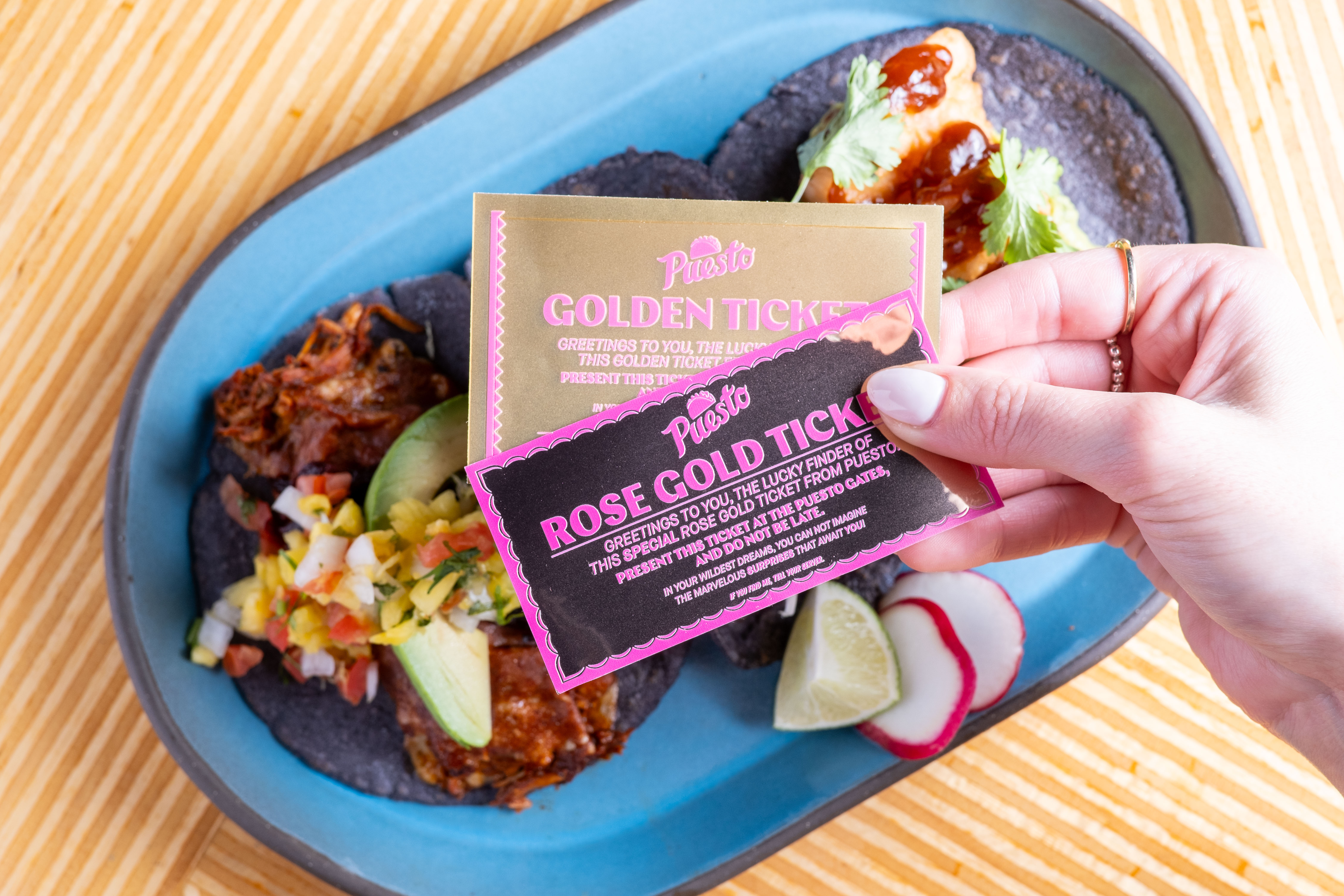 golden tickets and tacos