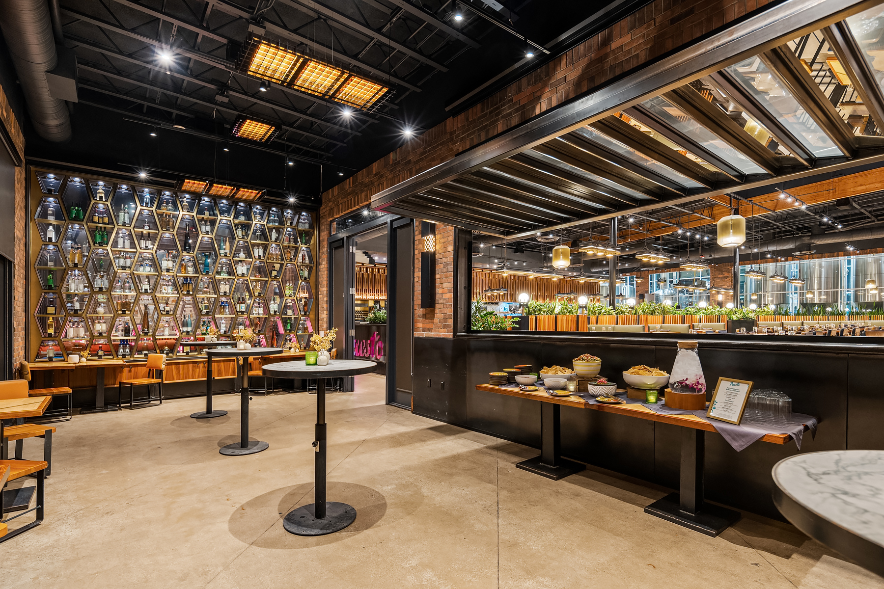 a store inside of a building