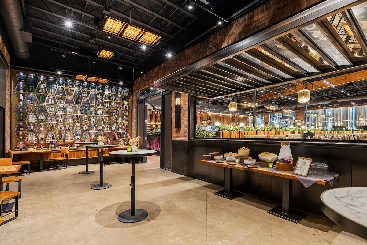 a store inside of a building