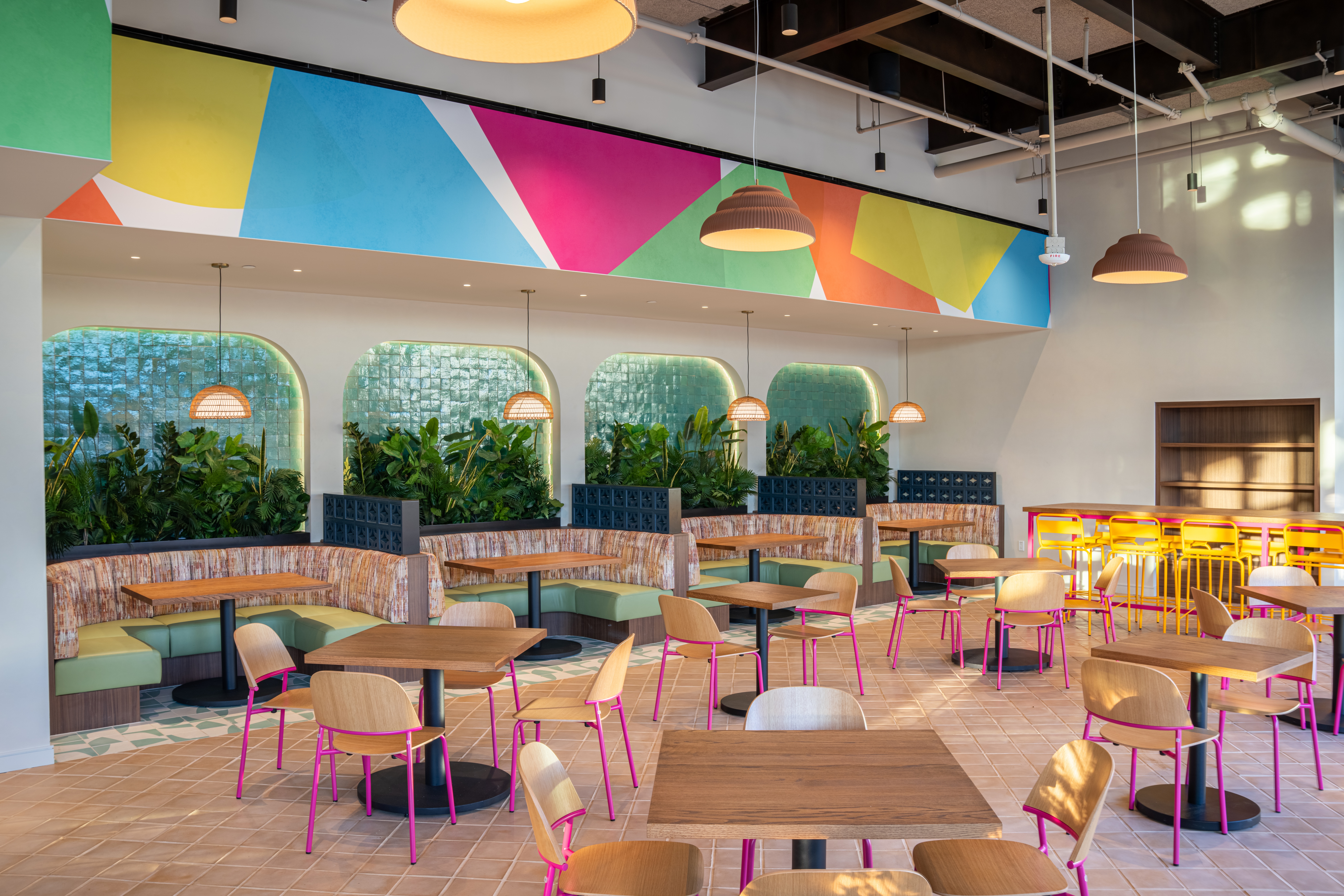 interior of dining room