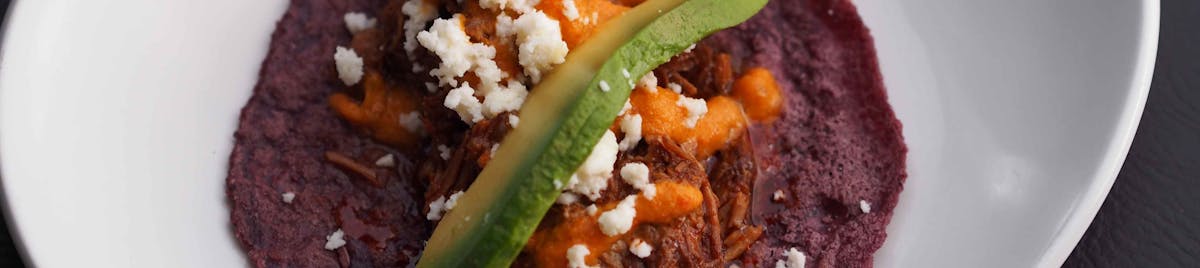 a close up of food