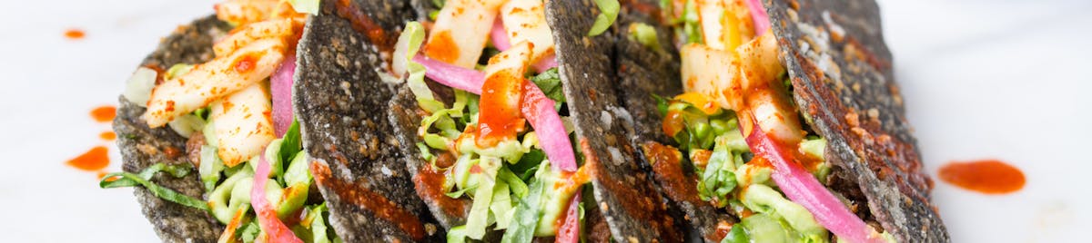 a close up of food