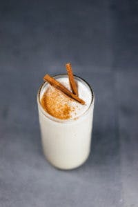 a close up of a drink