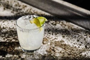 a close up of a drink