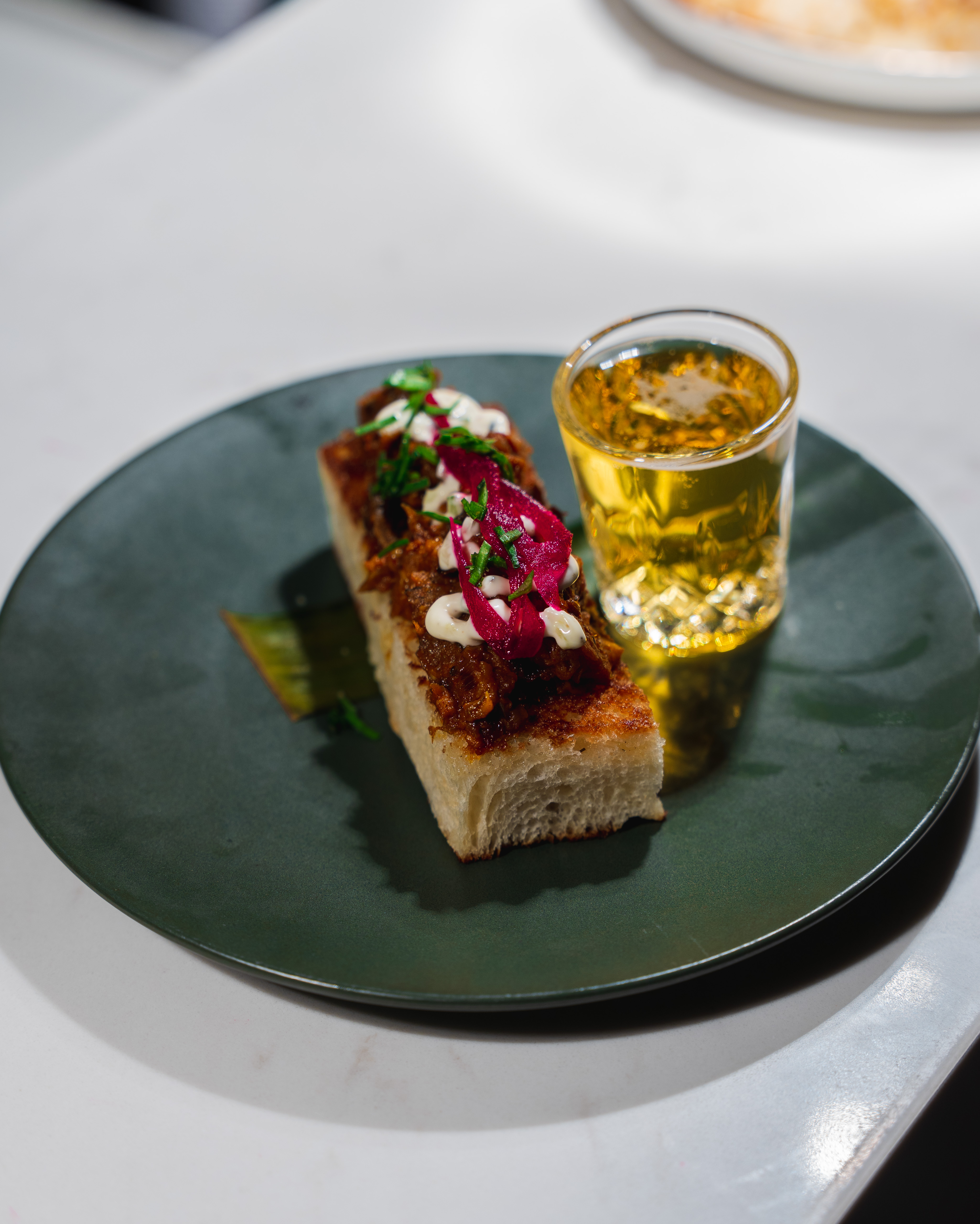 a piece of cake on a plate