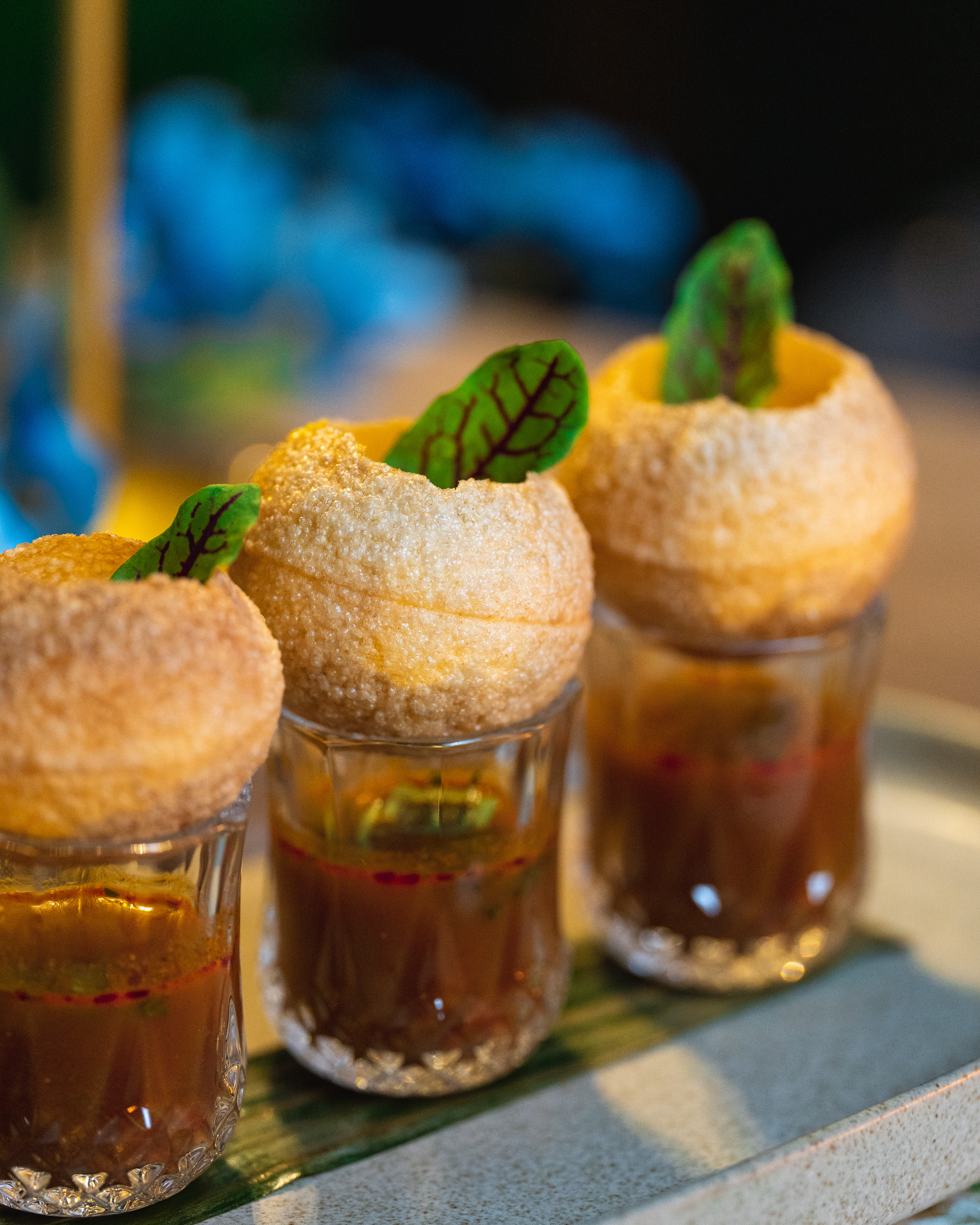 a glass cup on a table
