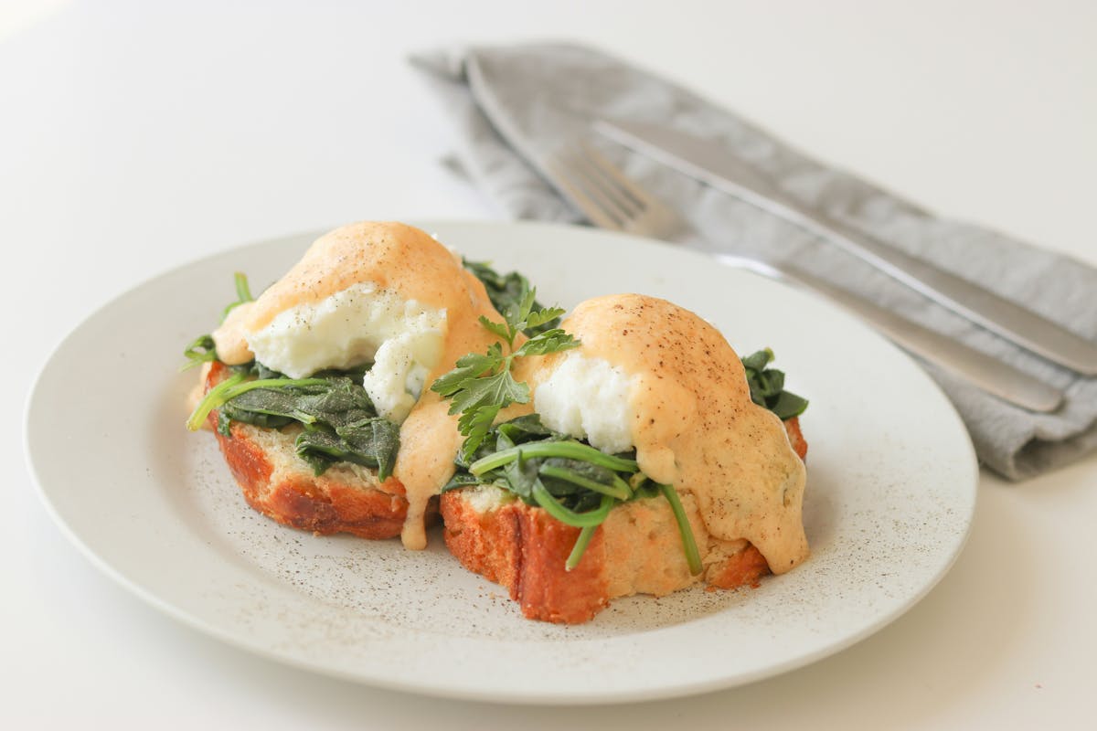 a piece of food on a plate