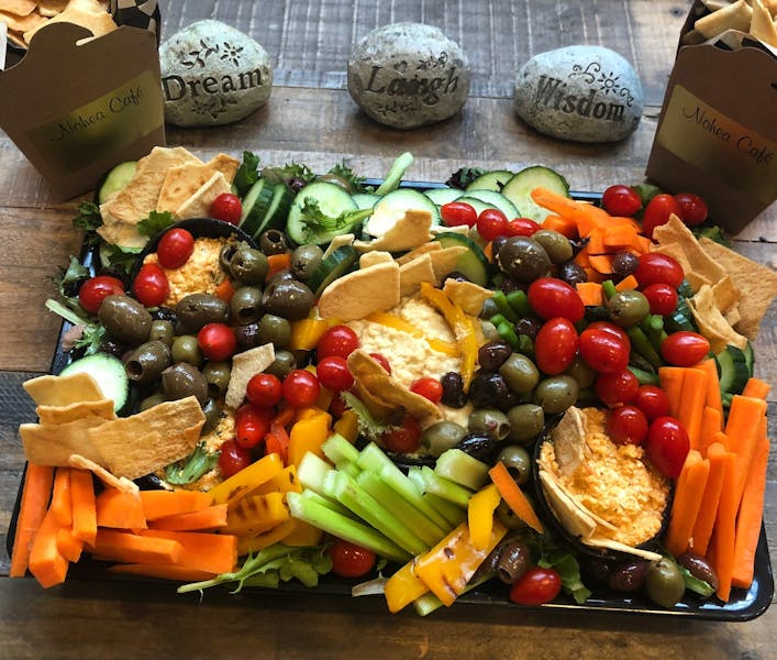 Mediterranean Party Dip Tray | Nohea Cafe | Corner Cafe in Chicago, IL