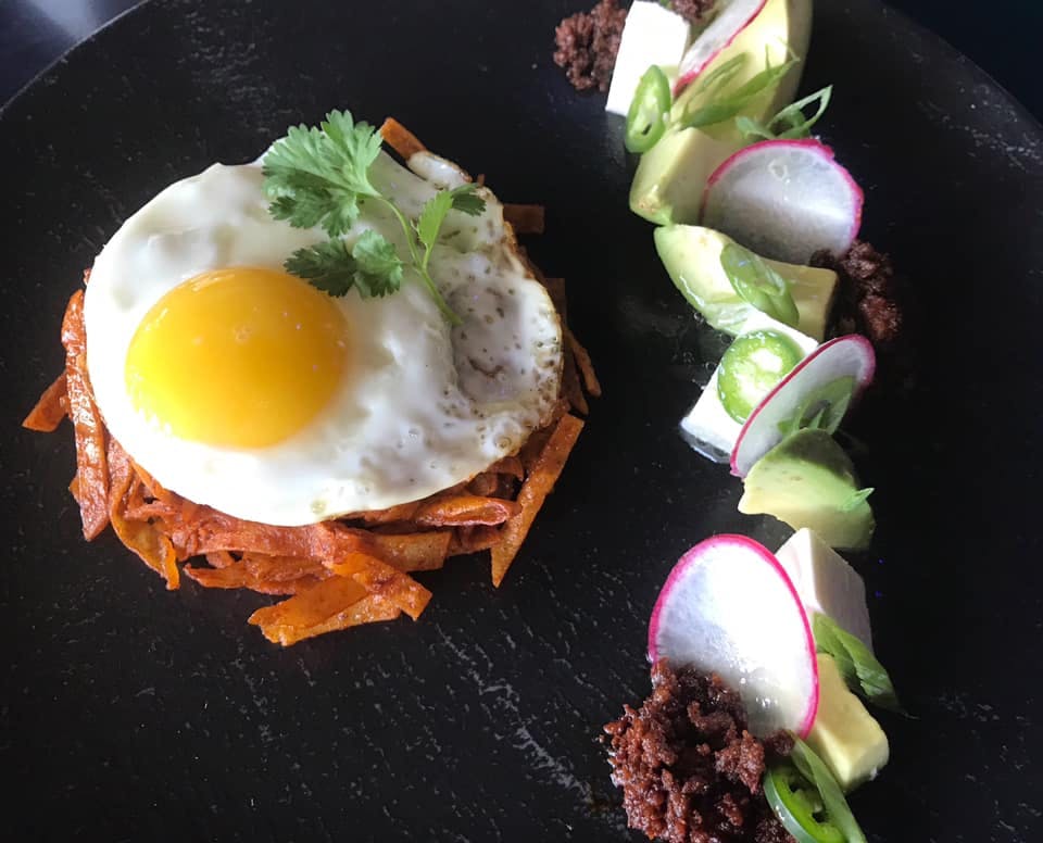 a plate of food