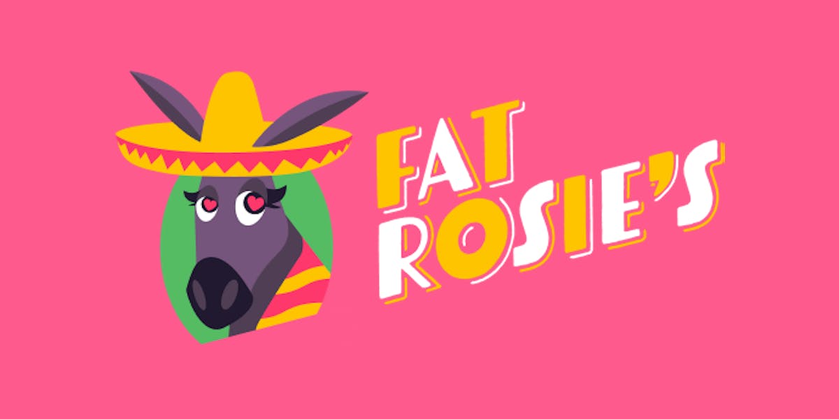 Fat Rosie's Taco and Tequila Bar restaurant logo - View nutrition facts, calories, and macros for menu items at 22 E Chicago Ave Ste 111 Naperville, IL 60540