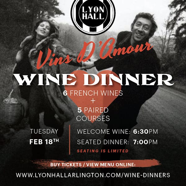 Vins D'Amour Wine Dinner | Lyon Hall