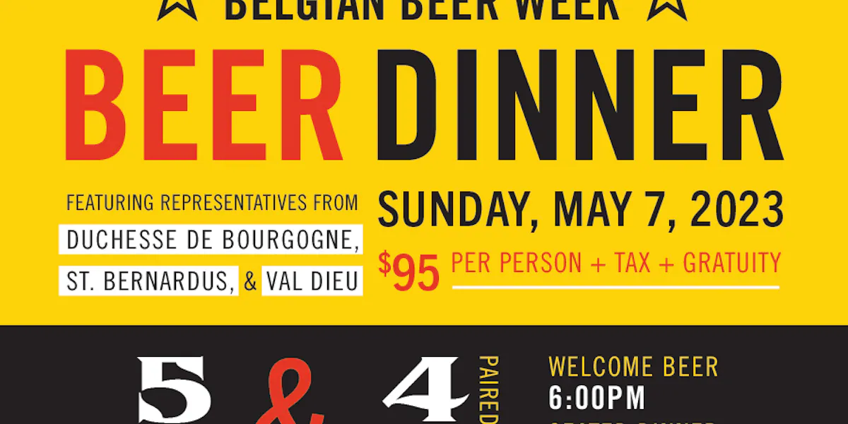 Belgian Beer Week Beer Dinner | Lyon Hall