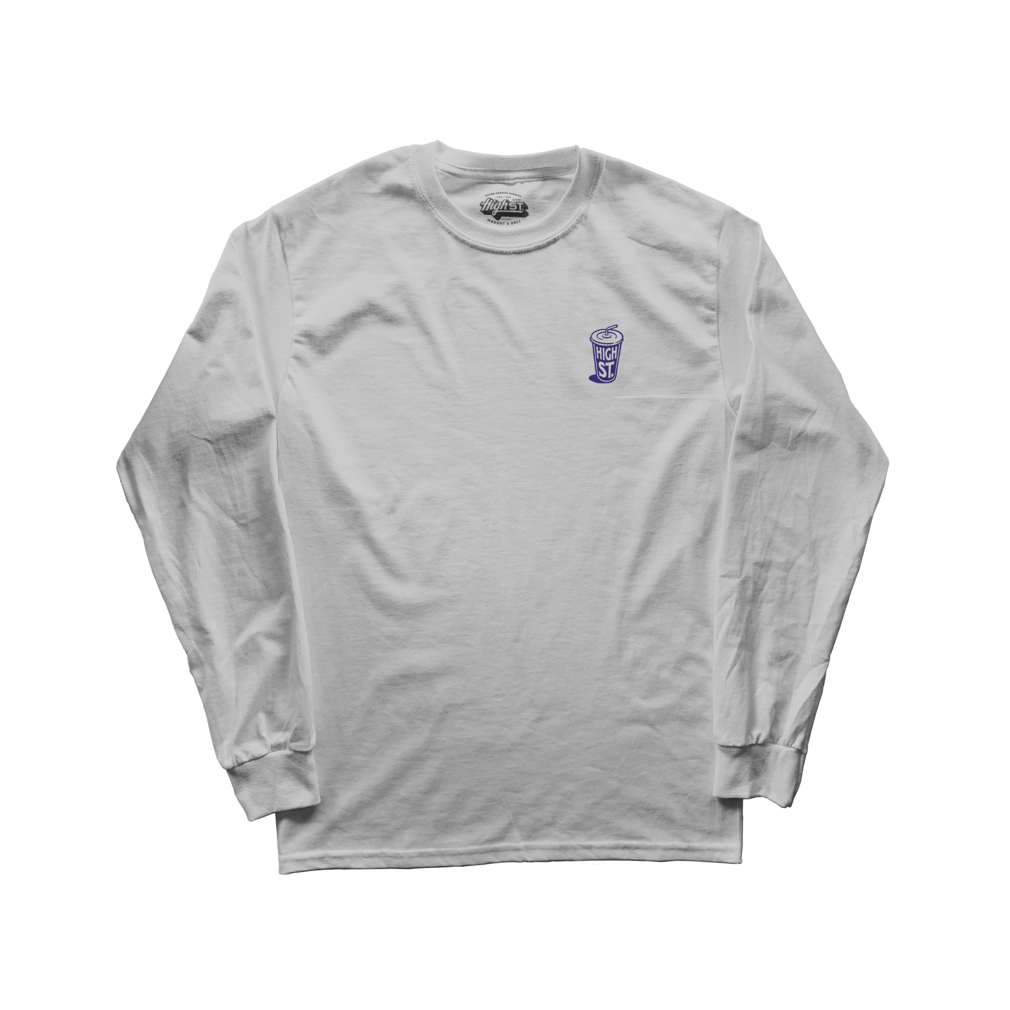 HATOS BAR OG LOGO L/S T shirts L ロンT-