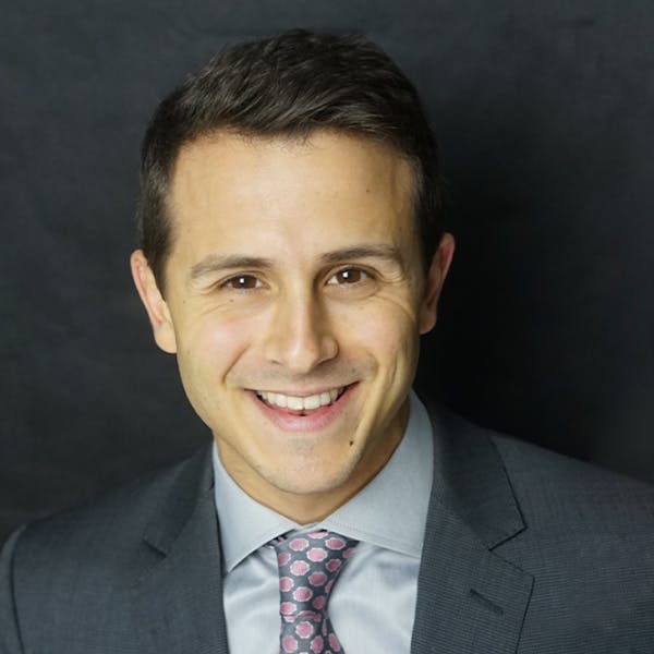 a picture of nick dimatteo smiling into the camera