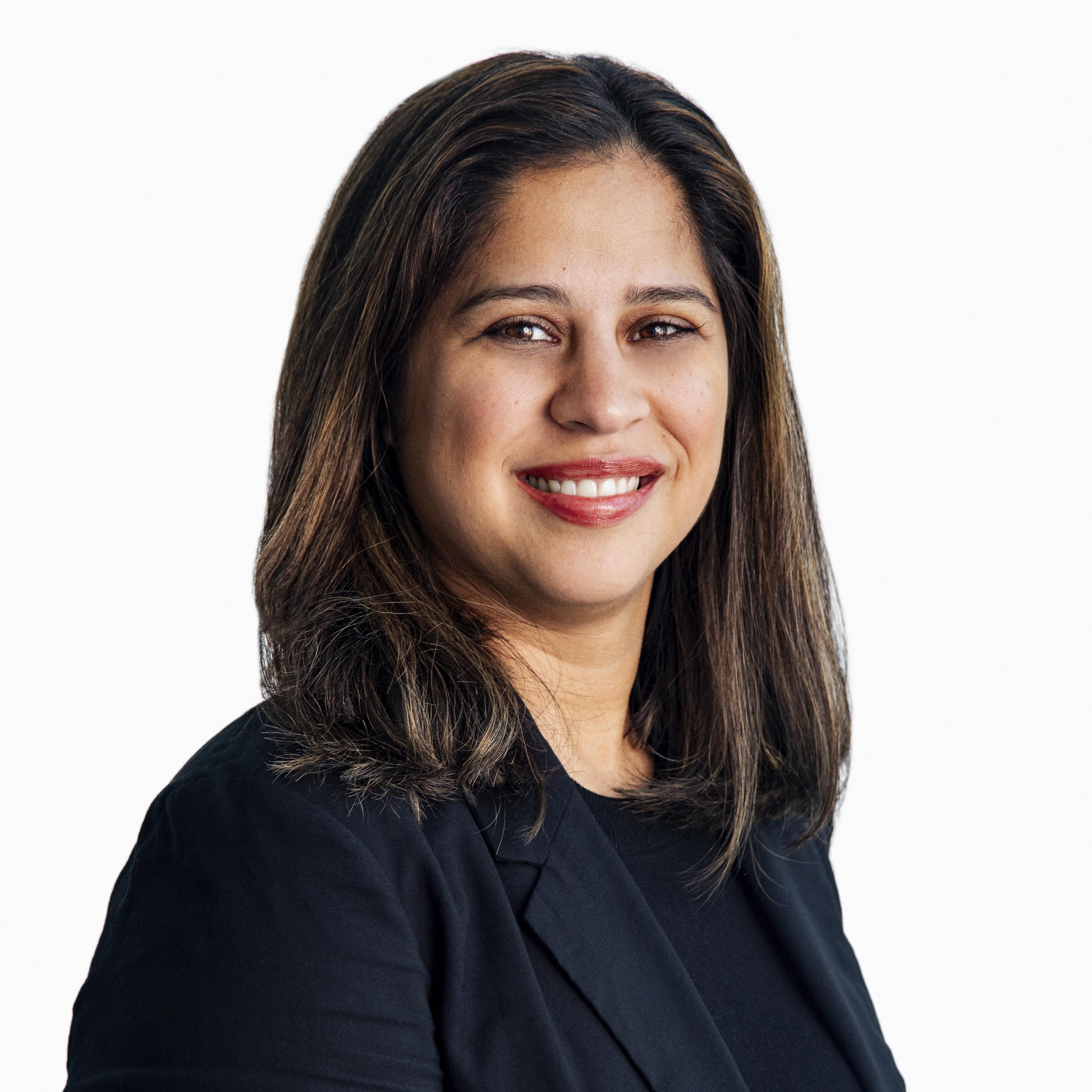 a person smiling for the camera