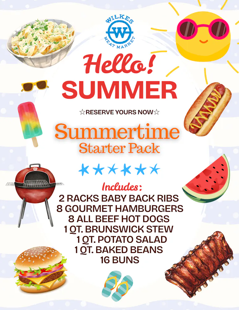 a poster with food on it