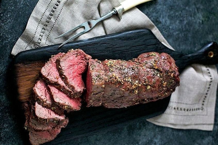 a close up of a knife