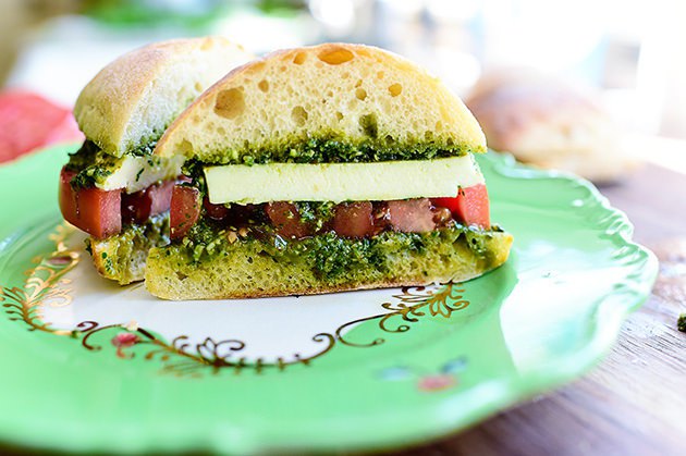 Pesto, Tomato & Fresh Mozzarella